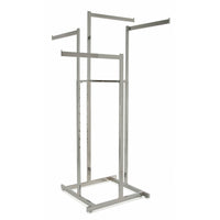 4-Way High Capacity Garment Rack with Straight Arms and Rectangular Tubing Uprights - ExecuSystems