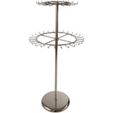 Two Tier Revolving Belt Rack - Chrome - ExecuSystems 