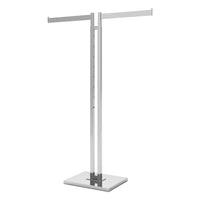 2-Way Chrome "T-Stand" with 16 Inch Square Tubing Straight Blade Arms - ExecuSystems 