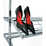 "T" Style Adjustable Shoe Rack 8 Shelves on 4 Levels - ExecuSystems 