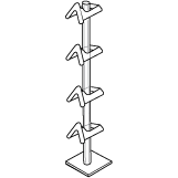 Eyewear Post for Retail Display or Personal Use - ExecuSystems 