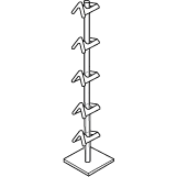 Eyewear Post for Retail Display or Personal Use - ExecuSystems 