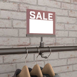 Pipeline Acrylic Sign Card Holder with Universal Clamp Attachment - ExecuSystems 