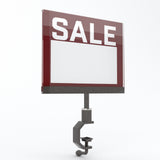 Pipeline Acrylic Sign Card Holder with Universal Clamp Attachment - ExecuSystems 