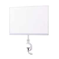 Pipeline Acrylic Sign Card Holder with Universal Clamp Attachment - ExecuSystems 