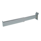 Extendable Rectangular Tube Chrome Faceout for Slatwall - ExecuSystems 