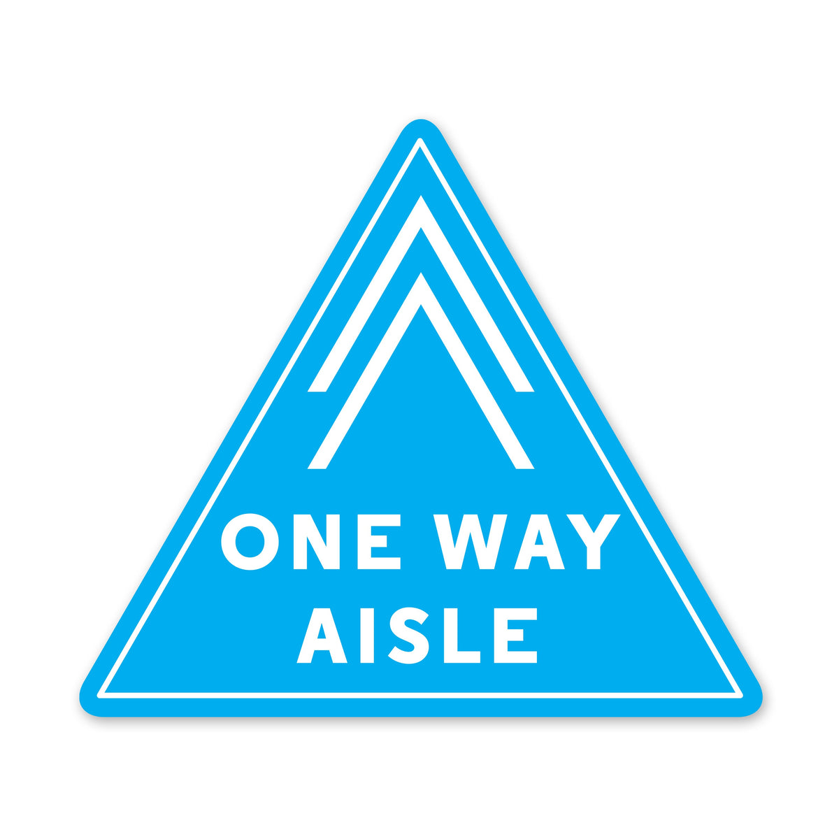 Ppe Floor Decal - One Way Aisle - Pack Of 5 – ExecuSystems