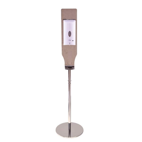 TOUCHLESS HAND SANITIZING FOAM DISPENSER - FLOOR STAND - ExecuSystems