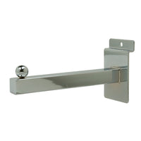 6 Inch Chrome Slatwall Faceout Square Tubing - ExecuSystems