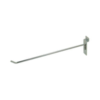 12 Inch Slatwall Hooks in Chrome Black and White - ExecuSystems