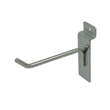 4 Inch Slatwall Hooks in Chrome Black and White - ExecuSystems