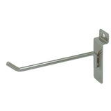Deluxe 6 Inch Slatwall Hooks in Chrome Black and White - ExecuSystems