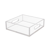 Clear Accessory Tray Multi-Purpose 10"x10"x3" - ExecuSystems 