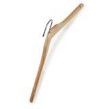 Wooden 17 Inch Long Wishbone Blouse and Dress Hanger Case of 100 - ExecuSystems 