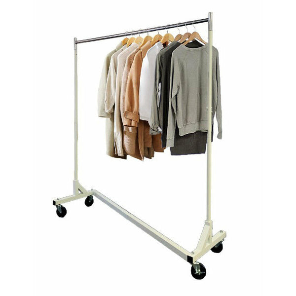 White Heavy Duty Z Rack with Casters - ExecuSystems 