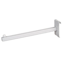 12 Inch Straight Arm Square Tubing Faceout for Grid Panels Case of 24 - ExecuSystems 